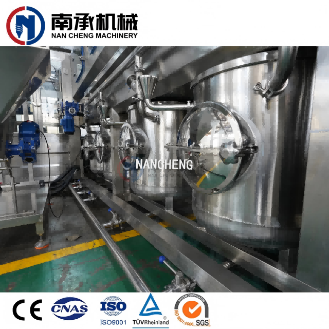 全自動5加侖桶水洗灌裝旋蓋三合一機(型號:QGF-600)