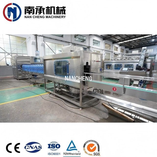 全自動5加侖桶水洗灌裝旋蓋三合一機(型號:QGF-1200)