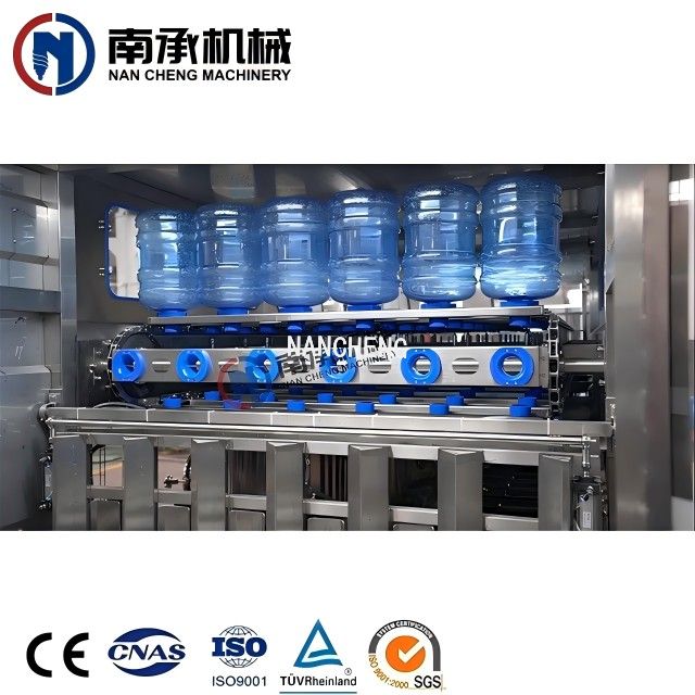 全自動5加侖桶水洗灌裝旋蓋三合一機(型號:QGF-1200)